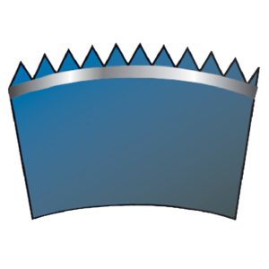 CURVED CUTTING RULER