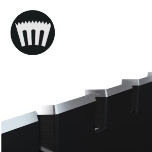 ZIP PERF. RULER CURV 10MM LH
