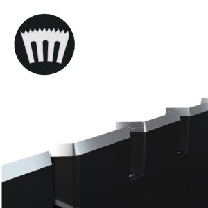 ZIP PERF. RULER CURV 12MM RH