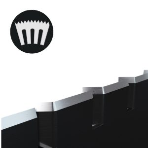 ZIP PERF. RULER CURV. 6MM LH